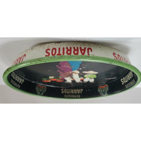 Old Tome Jarritos Mexican Soda Tray Native Indians Restaurant Bar Vintage Metal - Picture 5 of 7